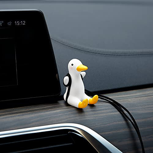 YGMONER Super Cute Swinging Duck Car Mirror Hanging Ornament Car Interior Accessories (Duck), o'ng'a - YGMONER (1)