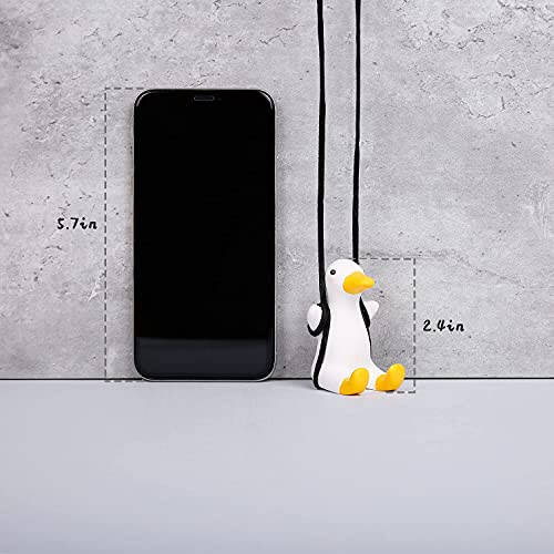 YGMONER Super Cute Swinging Duck Car Mirror Hanging Ornament Car Interior Accessories (Duck), right - 3