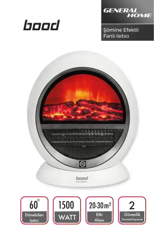 Yh-09a Fireplace Effect Fan Heater - 1