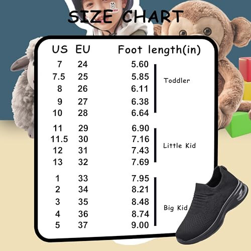 YHOON Kids Sock Shoes Boys Girls Sneakers Athletic Fitness Tennis Walking School Shoes for Toddler/Little Kid/Big Kid - 2