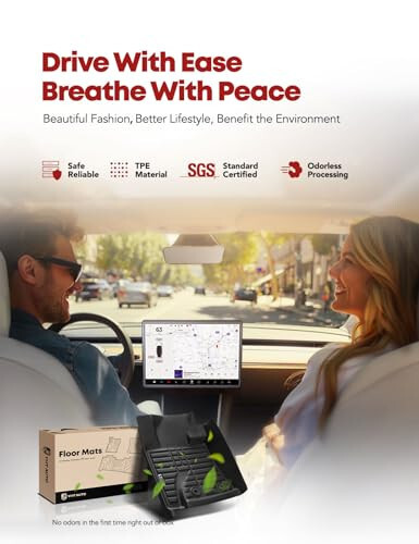 YHTAUTO Floor Mats Fit 2013-2021 Toyota Land Cruiser, 2013-2020 Lexus LX570, TPE All Weather Car Mats Waterproof Anti-Slip Odorless Floor Liner, Interior Car Accessories Front & 2nd Row Liner - 3