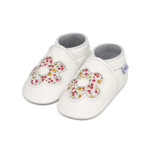YIHAKIDS Baby First Walking Shoes Genuine Leather Baby Moccasins Soft Sole Slippers Crib Shoes Anti-Slip Booties for Boys Girls Infant Toddler 