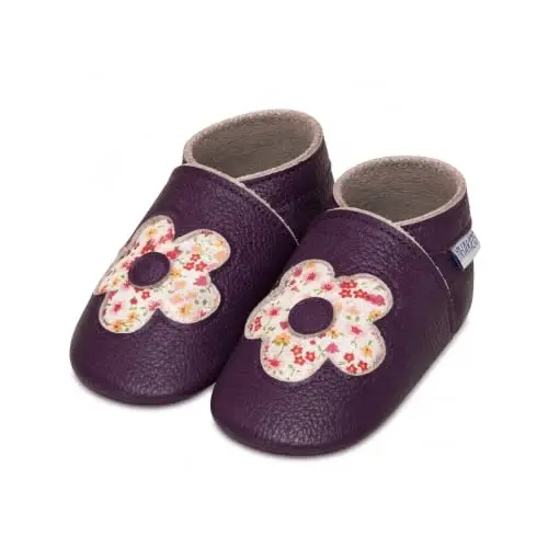 YIHAKIDS Baby First Walking Shoes Genuine Leather Baby Moccasins Soft Sole Slippers Crib Shoes Anti-Slip Booties for Boys Girls Infant Toddler 