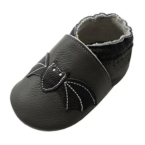 YIHAKIDS Baby First Walking Shoes Genuine Leather Baby Moccasins Soft Sole Slippers Crib Shoes Anti-Slip Booties for Boys Girls Infant Toddler 