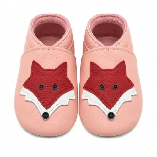 YIHAKIDS Baby Leather Moccasins Soft Sole Infant Toddler Shoes | Breathable genuine leather, non-slip suede sole, elastic ankle design, comfy fit for 0-24M babies, spot clean - 1