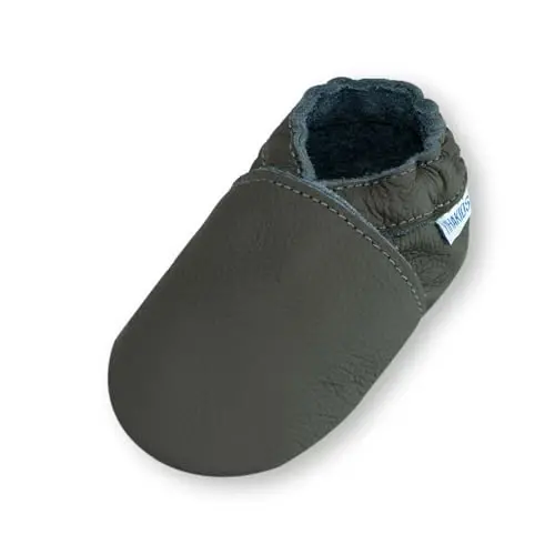 YIHAKIDS Chaqaloqlar uchun charm poyabzal Yumshoq taglik Birinchi yurish mokasinlari Go'daklar O'g'il bolalar Qizlar Emaklash uchun shippakchalar Kiyish oson Poyabzal Bir xil rangli poyabzal - YIHAKIDS