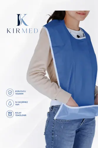 Yıkanabilir Yetişkin Yemek Önlüğü Hasta Yemek Mama Önlüğü Sıvı Geçirmez Yemek Önlüğü Koruyucu Önlük - 2
