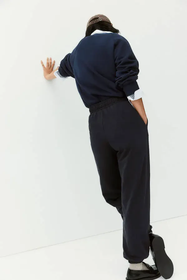 Yıkanmış Görünümlü Jogger Pantolon - 5