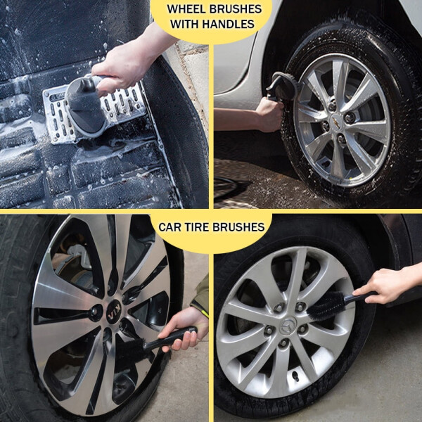 YILAIRIOU Car Wash Kit- Car Interior Detailing Kit, Car Cleaning Kit, Microfiber Car Wash Brush, Microfiber Towels - YILAIRIOU (1)