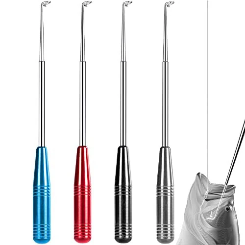 Fish Hook Remover Tool, Fishing Hook Quick Removal Descending Device, Fishing Gear Security Equipment Kits for Adult, Hook Extractor Accessories Detacher Tools with 4PCS Storage Tube - YIMISIMON
