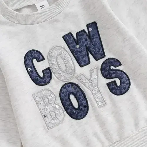 YINGISFITM Toddler Baby Girl Boy Sweatshirt Long Sleeve Shirt Crewneck Pullover Sweater Fall Winter Clothes Outfit - 7