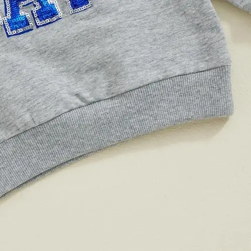 YINGISFITM Toddler Baby Girl Boy Sweatshirt Long Sleeve Shirt Crewneck Pullover Sweater Fall Winter Clothes Outfit - 7