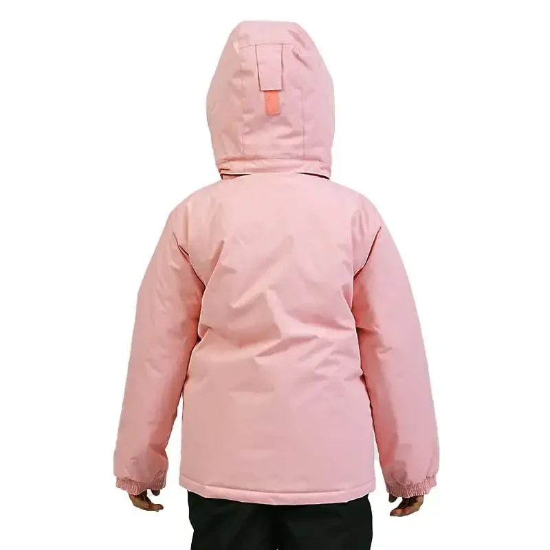 YINGJIELIDE Girl's Waterproof Ski Jacket,Kids Outdoor Snowboarding windproof Jacket,Fleece Lined Hooded,Warm Winter Snow Coat - 2
