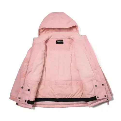 YINGJIELIDE Girl's Waterproof Ski Jacket,Kids Outdoor Snowboarding windproof Jacket,Fleece Lined Hooded,Warm Winter Snow Coat - 6