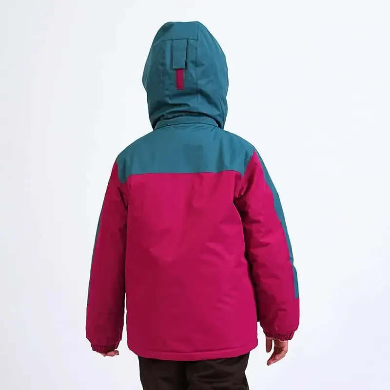 YINGJIELIDE Girl's Waterproof Ski Jacket,Kids Outdoor Snowboarding windproof Jacket,Fleece Lined Hooded,Warm Winter Snow Coat - 2