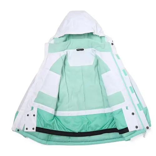 YINGJIELIDE Girl's Waterproof Ski Jacket,Kids Outdoor Snowboarding windproof Jacket,Fleece Lined Hooded,Warm Winter Snow Coat - 6