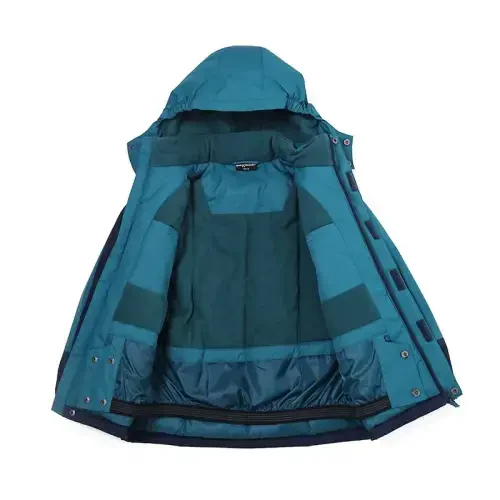 YINGJIELIDE Girl's Waterproof Ski Jacket,Kids Outdoor Snowboarding windproof Jacket,Fleece Lined Hooded,Warm Winter Snow Coat - 6