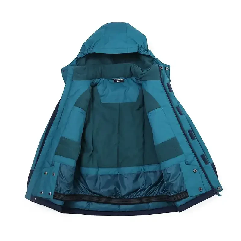 YINGJIELIDE Girl's Waterproof Ski Jacket,Kids Outdoor Snowboarding windproof Jacket,Fleece Lined Hooded,Warm Winter Snow Coat - 6