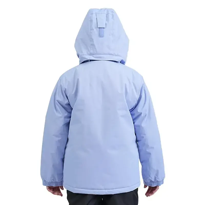 YINGJIELIDE Girl's Waterproof Ski Jacket,Kids Outdoor Snowboarding windproof Jacket,Fleece Lined Hooded,Warm Winter Snow Coat - 2