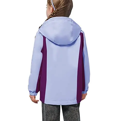 YINGJIELIDE Girl's Waterproof Ski Jacket,Kids Outdoor Snowboarding windproof Jacket,Fleece Lined Hooded,Warm Winter Snow Coat - 3