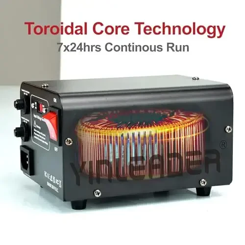 Yinleader 800W Voltage Converter Step Up 110V-120V to 220V-240V & Step Down 220V-240V to 110V-120V Power Transformer w/US Power Cord,Circuit Breaker Protection (VTUS-800) - 6