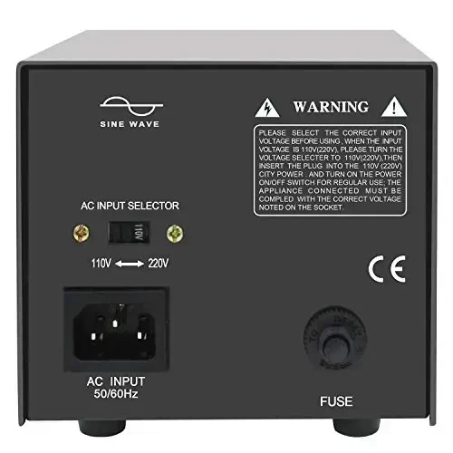Yinleader Step Up & Step Down Voltage Transformer Power Converter with US Power Cord,Convert 110V to 220V OR 220V to 110V w/US Power Cord,Circuit Breaker Protection use in Your Countries (500W) - 3