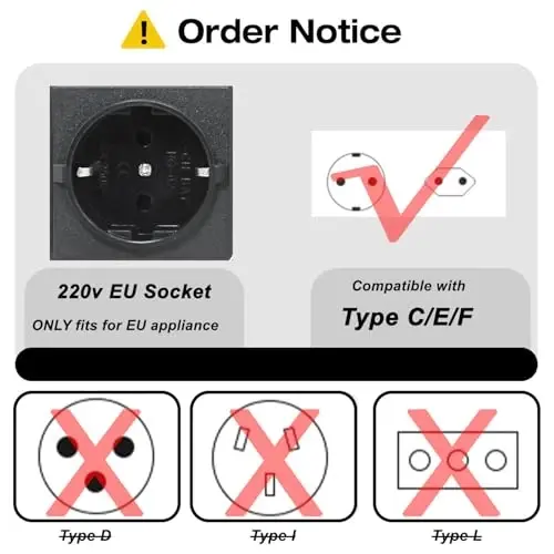 Yinleader Voltage Converter 800W Step Up/Down Transformer 110/120V to 220/230/240V for use European, UK and More Overseas appliances in The US/CA/MX [110V US Power Cord Included Only, No 220V Cord] - 2