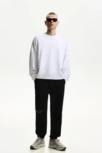 Yirtilgan jogger jin - 1