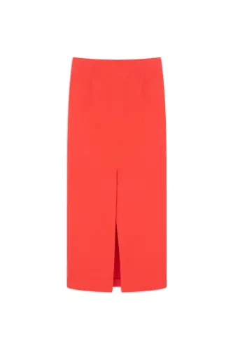 Yırtmaçlı maksi etek - İPEKYOL (1)