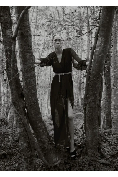 Yirtqichli shifon kiyim - 5