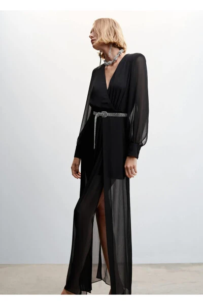 Yirtqichli shifon kiyim - 8