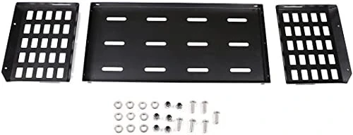 YIWANG Black Aluminum Alloy Car Trunk Storage Basket Organizer For Land Rover Defender 110 2020-2022 Auto Accessories (Trunk Luggage Storage Carrier) - 6