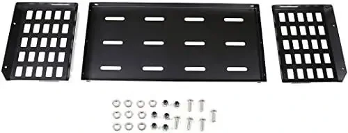 YIWANG Black Aluminum Alloy Car Trunk Storage Basket Organizer For Land Rover Defender 110 2020-2022 Auto Accessories (Trunk Luggage Storage Carrier) - 6