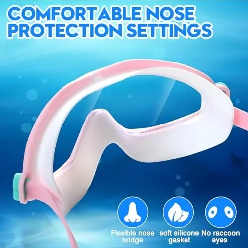 YLYUELANG Swim Goggles for Adult, No Leaking Anti-Fog UV Protection Swimming Goggles, 180° Wide View Clear Vision Pool Goggles - 2