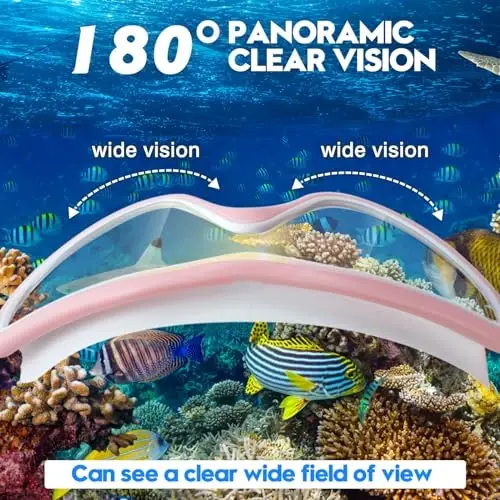 YLYUELANG Swim Goggles for Adult, No Leaking Anti-Fog UV Protection Swimming Goggles, 180° Wide View Clear Vision Pool Goggles - 5