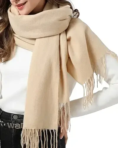 Ymomode Scarfs for Women PasModazoneina Shawls and Wraps for Evening Dress Bridesmaid Wedding Bridal Winter Warm Long Large Scarves - 5