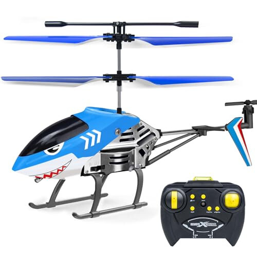 Ynanimery Çocuklar ve Yetişkinler İçin Uzaktan Kumandalı Helikopter, 2.4GHz 3.5 Kanallı Jirolu ve LED Işıklı RC Helikopter Oyuncak, Çocuklar Erkek Kızlar İçin Mükemmel RC Uçan Oyuncak Noel Doğum Günü Hediyeleri - 1