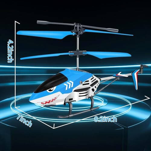 Ynanimery Remote Control Helicopter for Kids Adults, 2.4GHz 3.5 Channel Rc Helicopter Toy with Gyro & LED Light, Perfect Rc Flying Toy for Kids Boys Girls Christmas Birthday Gifts - 5