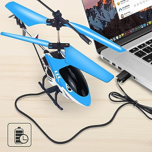 Ynanimery Remote Control Helicopter for Kids Adults, 2.4GHz 3.5 Channel Rc Helicopter Toy with Gyro & LED Light, Perfect Rc Flying Toy for Kids Boys Girls Christmas Birthday Gifts - 10