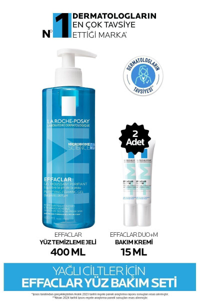 Yog'li va akneli teri uchun Effaclar yuz parvarishlari to'plami - LA ROCHE POSAY