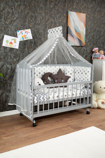 Yog'och Mdf Ona Yoni Beshik, 60x120 4 Qavatli Lak - BABY