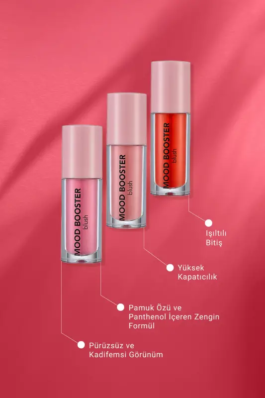 Yoğun Pigmentli Likit Allık (TURUNCU) - Mood Booster Lbl. - 001 Follow Your Heart - 8682536043700-001 FOLLOW YOUR HEART - 4