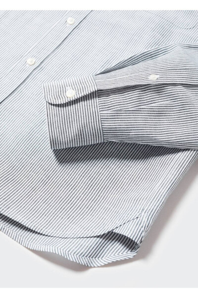 Yo'l-yo'lli keng ko'ylak - 7