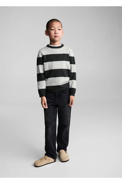 Yo'l-yo'lli Triko Kozok - MANGO KIDS (1)