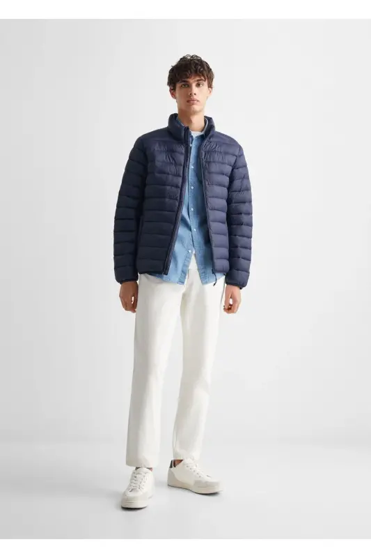 Yon tomoni fermuarlı kaptonli anorak - 2