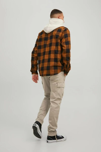 Yon tomonli cho'ntakli yuk tashish shim - JACK & JONES (1)