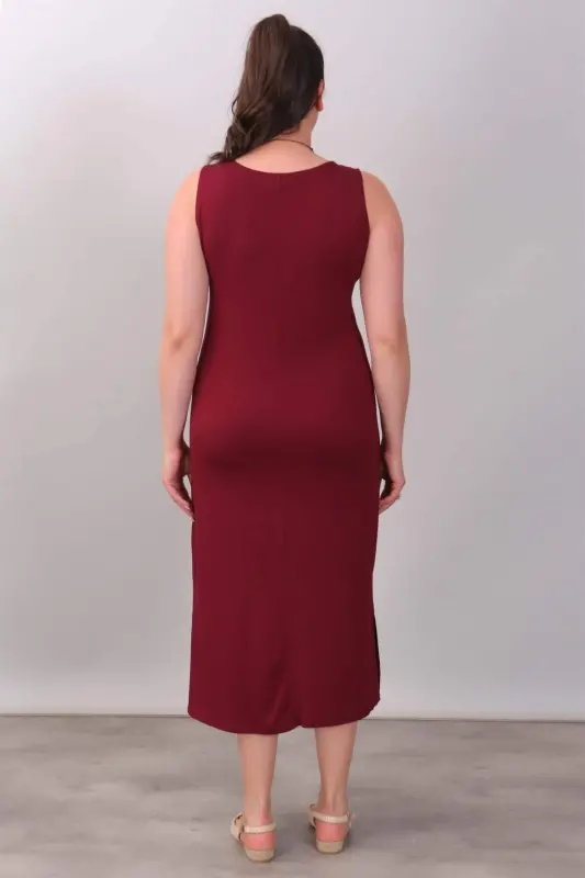 Yon yirtmachli örma sharobli ko'ylak - 4