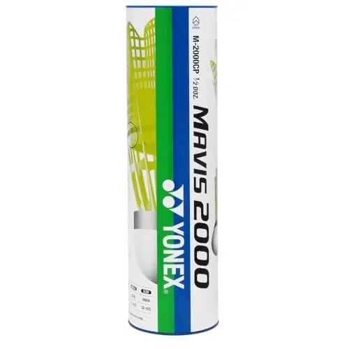 YONEX Mavis 2000 Naylon Turnir Volan - Sari (1/2 Dyuzina) - 2