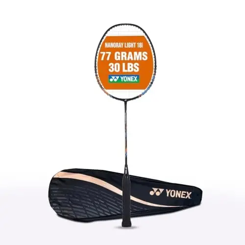 YONEX Nanoray 10F Hi-Flex Önceden Gerilmiş Badminton Raketi - 1