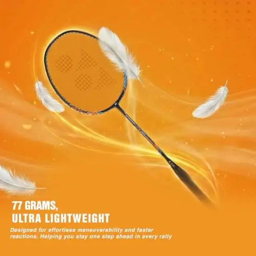 YONEX Nanoray 10F Hi-Flex Önceden Gerilmiş Badminton Raketi - 6